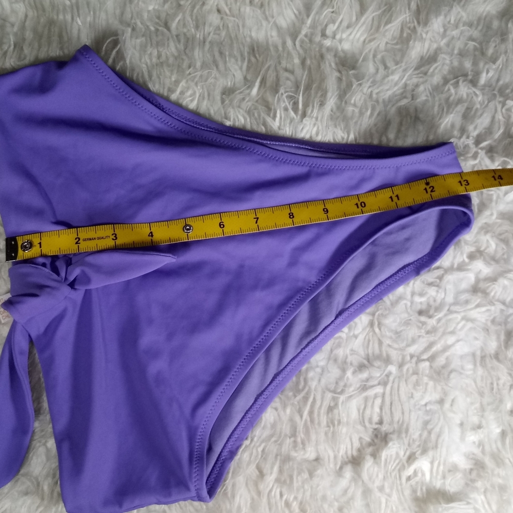 Hop Lun High Waisted Tie Bikini Bottom Size S - Picture 5 of 7